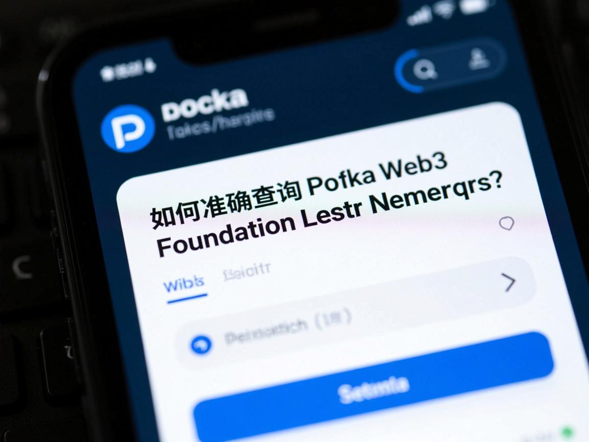 如何准确查询波卡Web3基金会最新消息