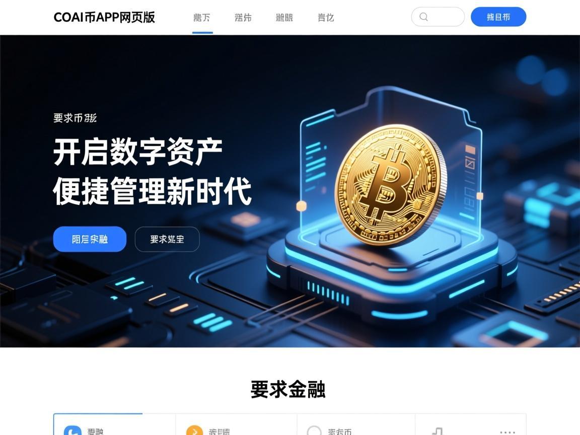 COAI币APP网页版，开启数字资产便捷管理新时代