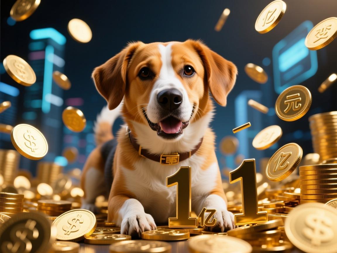 狗狗币100变1亿元，一场财富狂欢与认知革命