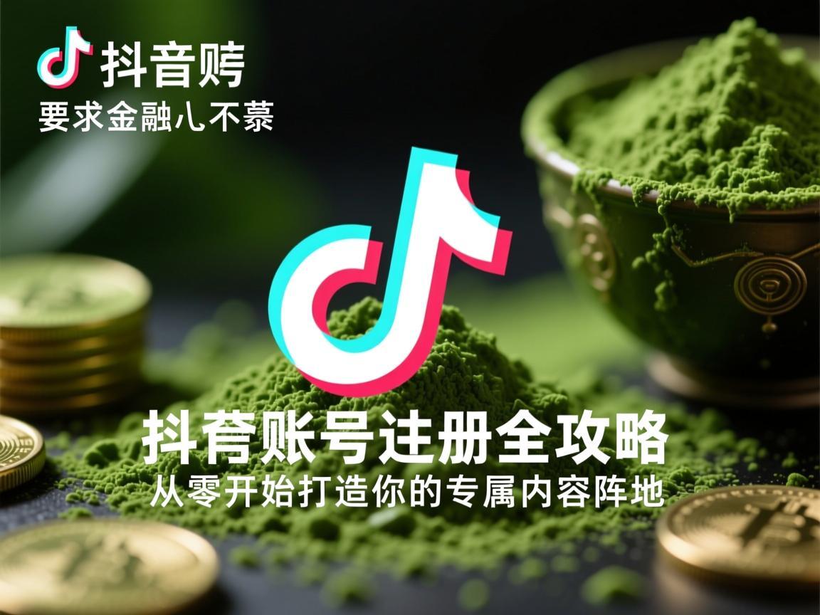 抹茶抖音账号注册全攻略，从零开始打造你的专属内容阵地