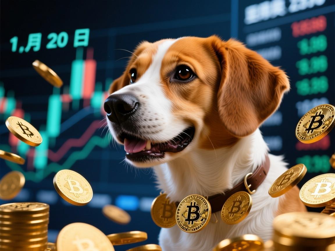 1月20号狗狗币价值，市场情绪与多重因素交织下的波动