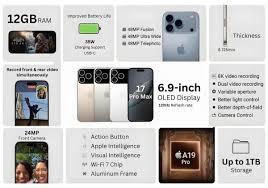 iphone17promax有哪些升级