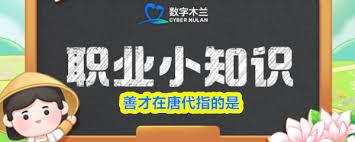 唐代善才指的是什么