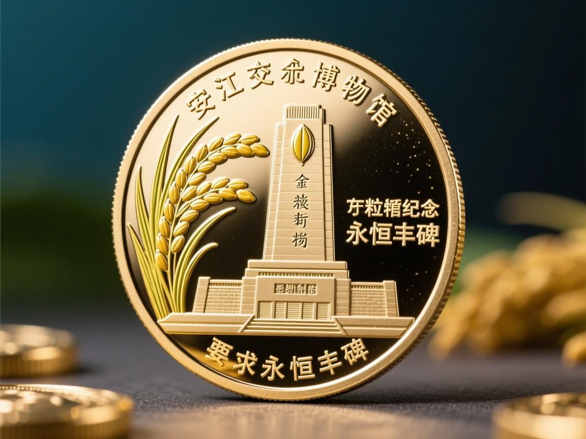 安江杂交水稻博物馆纪念币，一粒种子的永恒丰碑