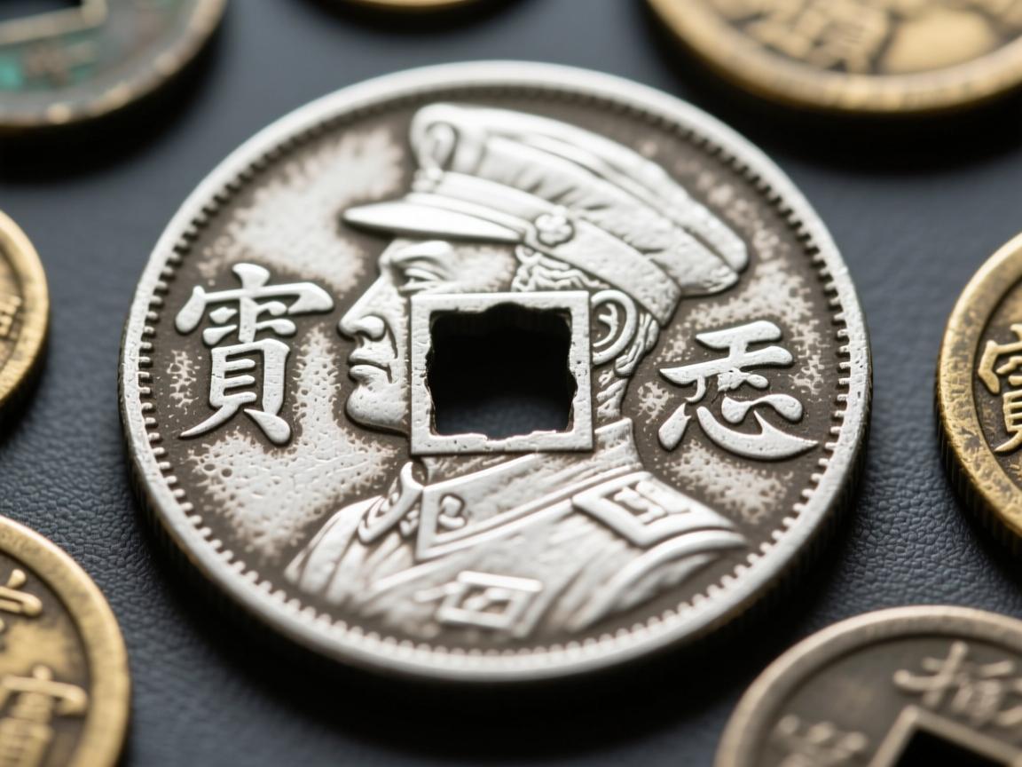 安武军纪念币带孔银元，一段特殊历史的见证