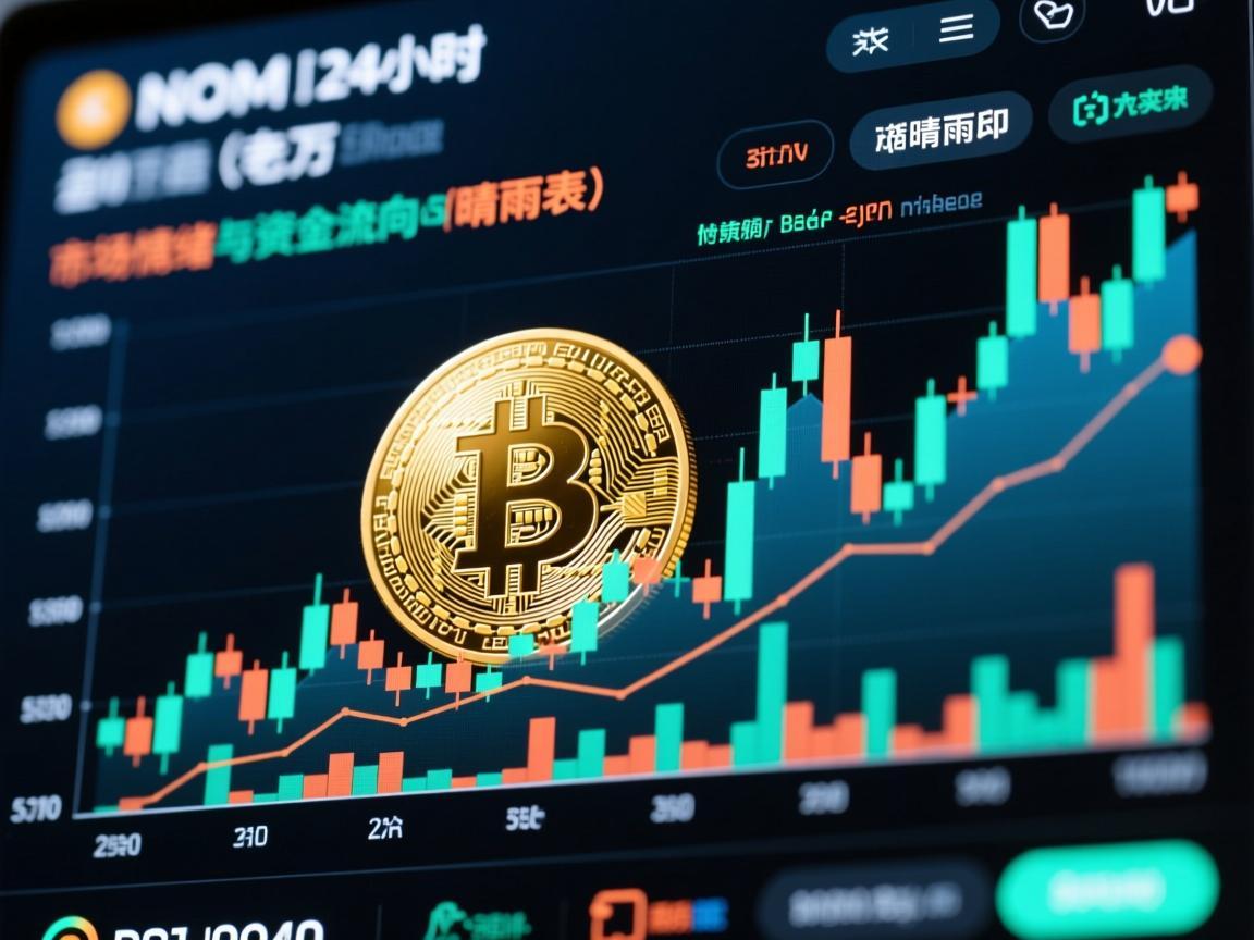 NOM币24小时总成交额变化趋势，市场情绪与资金流向的晴雨表