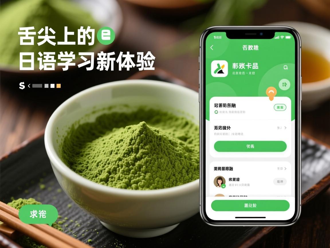 抹茶日语教程图片App，舌尖上的日语学习新体验