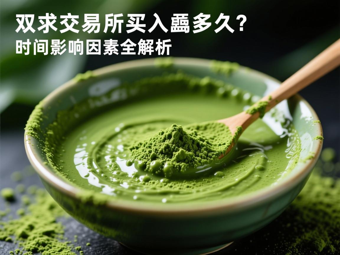 抹茶交易所买入要多久 时间影响因素全解析