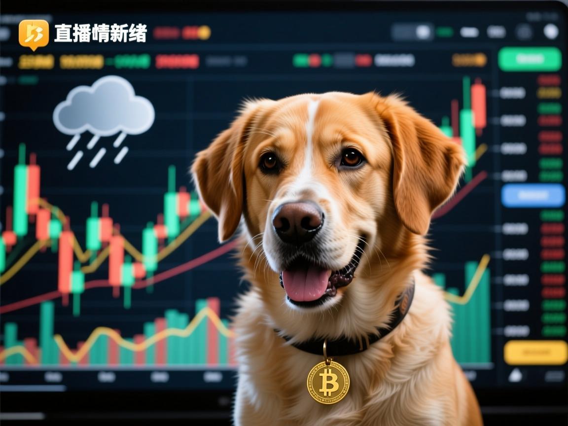 直播狗狗币走势图最新，市场情绪与波动的实时晴雨表