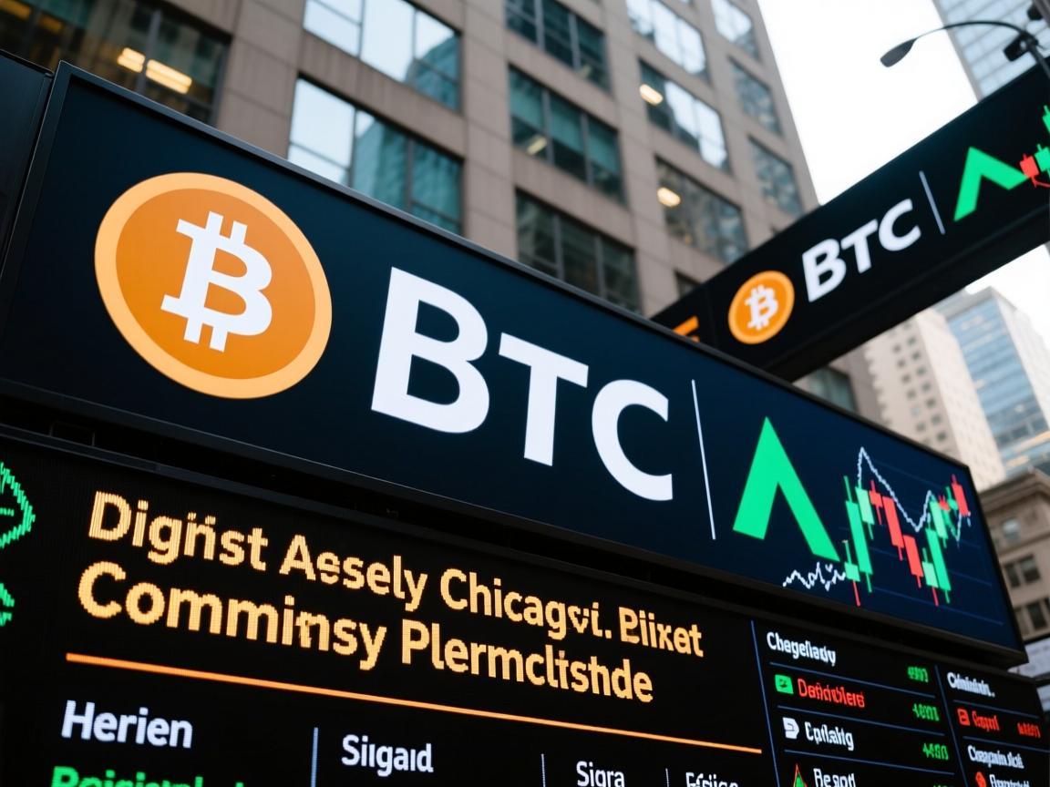 BTC登陆芝加哥商业交易所，数字资产迈向主流金融的里程碑