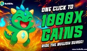 BullZilla 融资额超过 100 万美元，凭借其 HYPE 和 BCH 的强劲势头，成为今年最佳 100 倍山寨币中的一颗耀眼新星，跻身于众多热门山寨币之列。