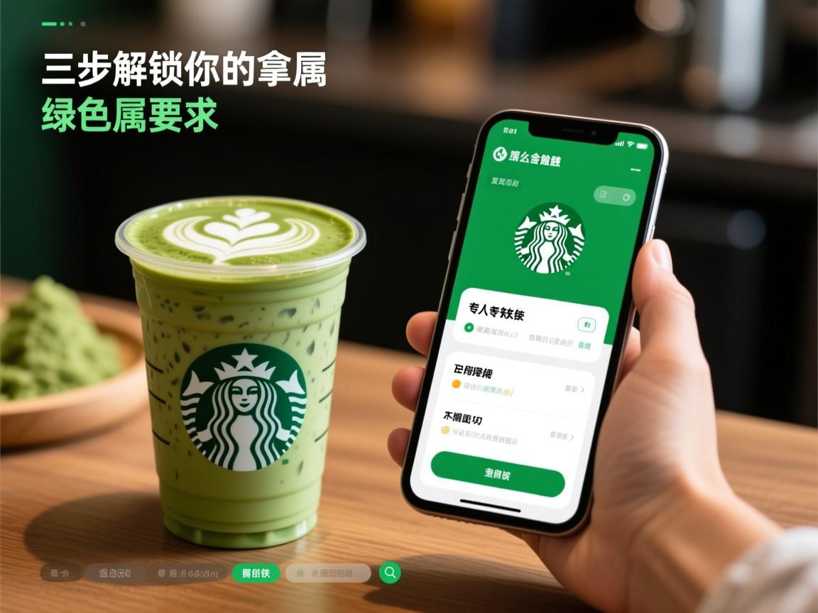 星巴克App怎么点抹茶拿铁 三步解锁你的专属绿色饮品
