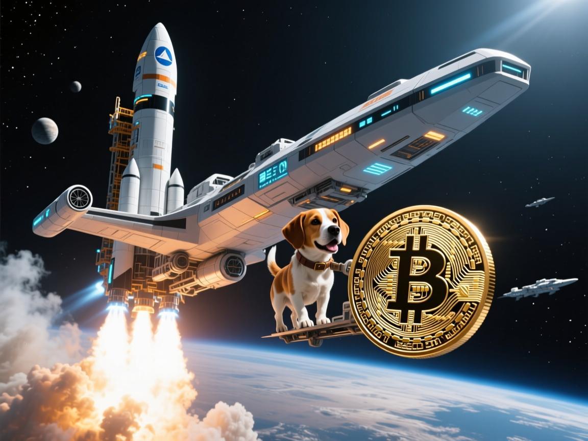 星舰第三次发射携狗狗币，太空冒险与加密迷思的交织