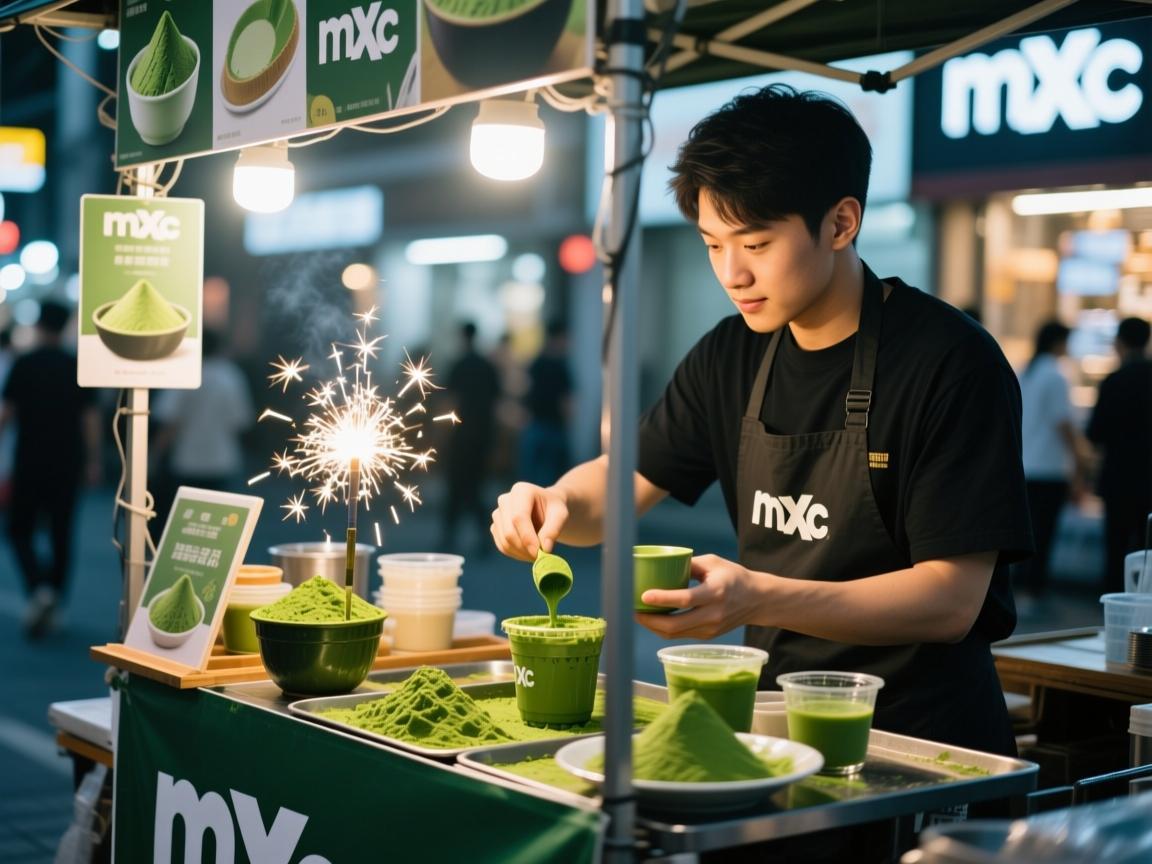 当抹茶遇上街头，mxc抹茶摆摊视频里的烟火气与治愈力