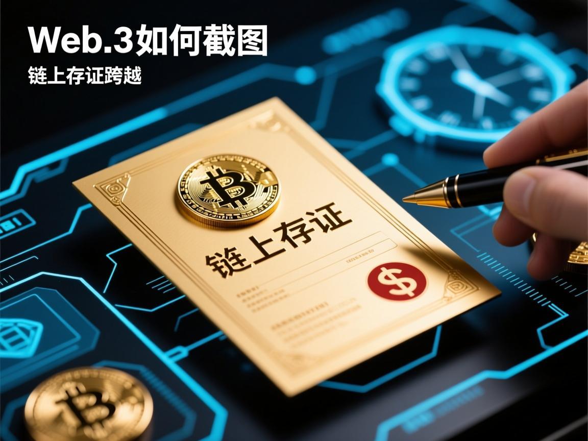 Web3如何截图，从传统操作到链上存证的跨越