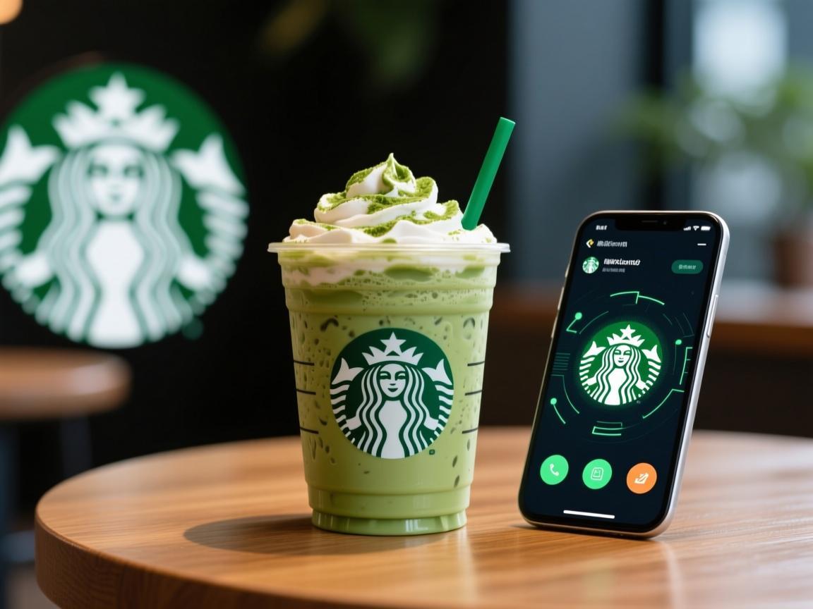 当星巴克抹茶奶盖遇上APP，一场味蕾与科技的奇妙邂逅