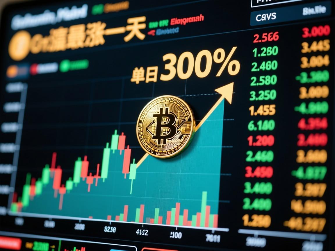 比特币价格表中涨幅最大的一天,单日暴涨300%的金融狂潮