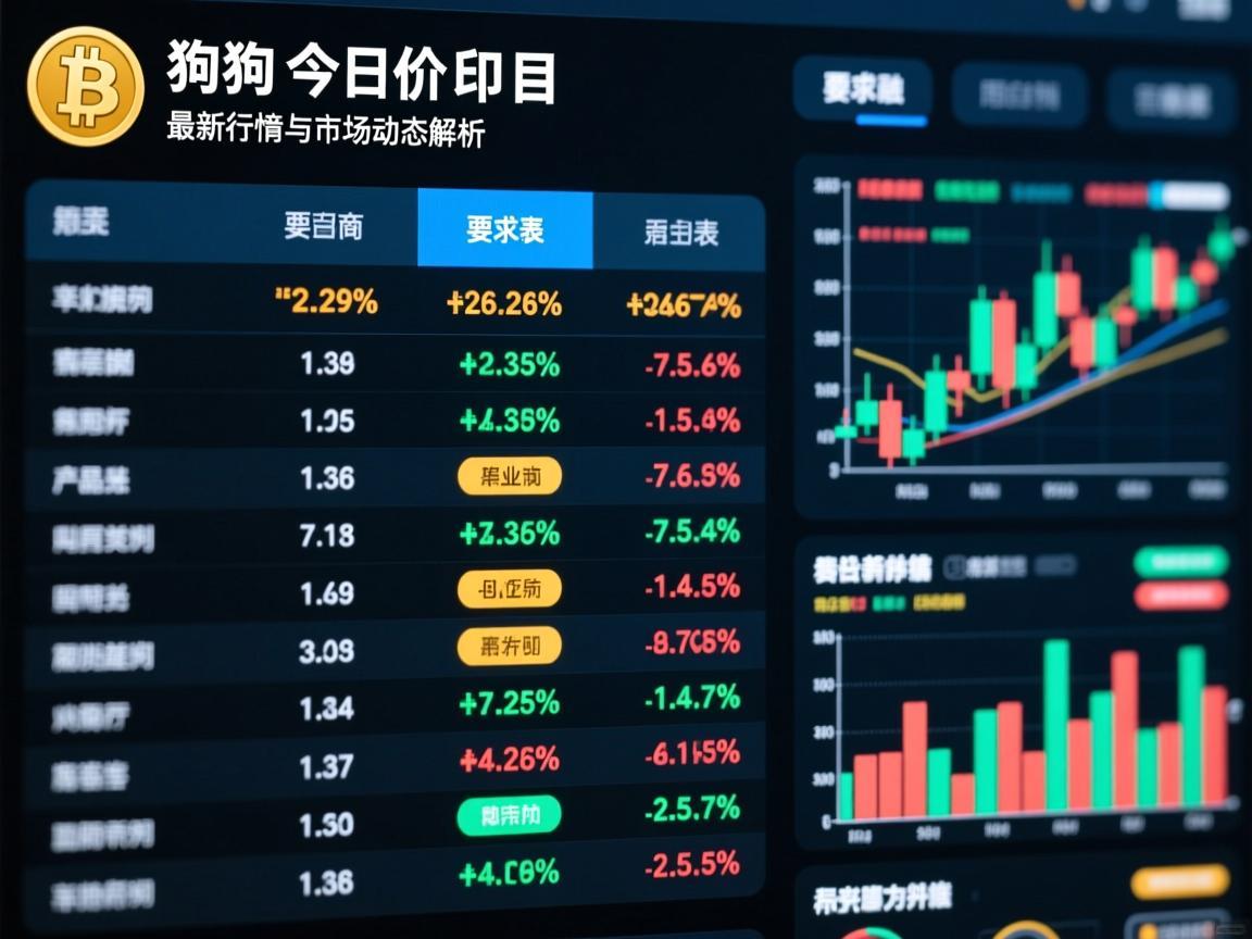 狗狗币今日价目表，最新行情与市场动态解析