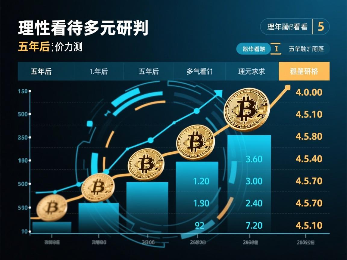 五年后比特币价格预测表，理性看待，多元研判