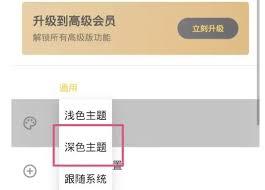 极简日记app如何设置深色主题