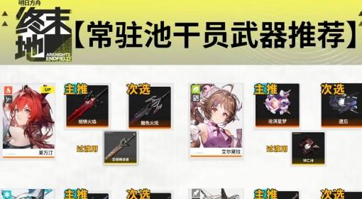 明日方舟：终末地 常驻6星干员武器推荐