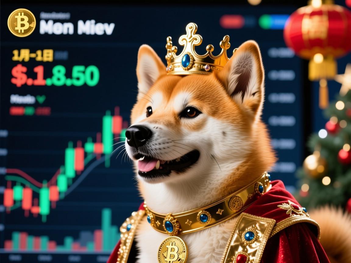 狗狗币1月1日价格,新年开盘的 meme币之王表现如何?