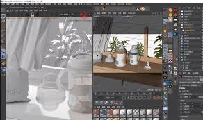 C4D如何渲染线框图