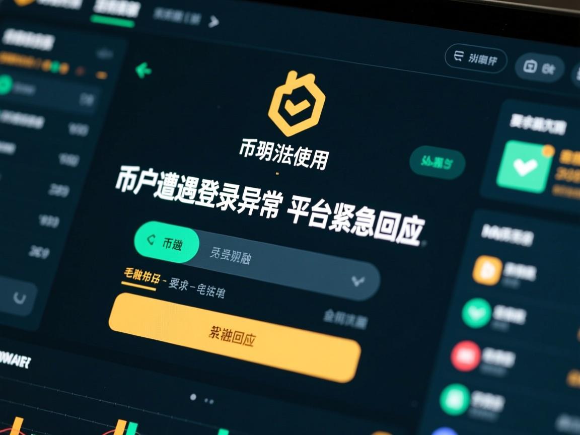 币安无法使用，用户遭遇登录异常，平台紧急回应