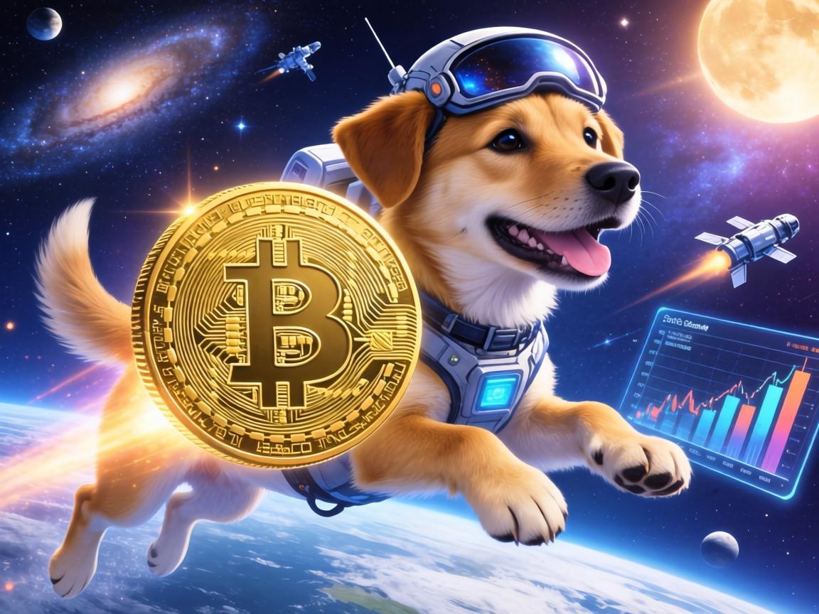 狗狗币飞向太空，数字货币的星际旅程