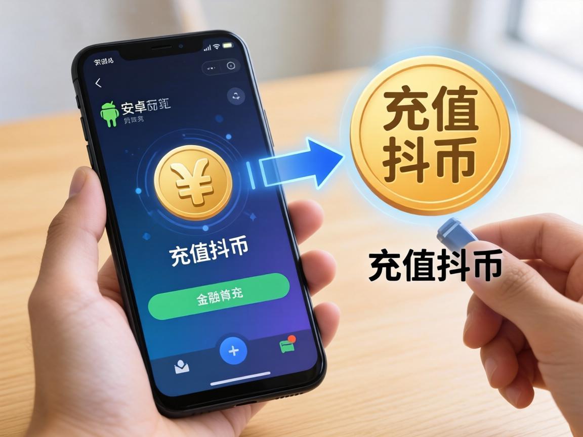 如何通过安卓设备链接充值抖币