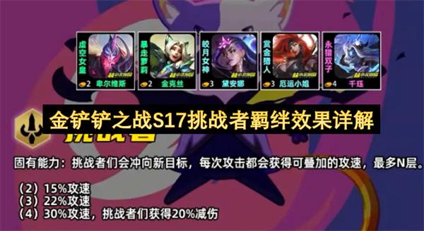 金铲铲之战S17挑战者羁绊效果详解