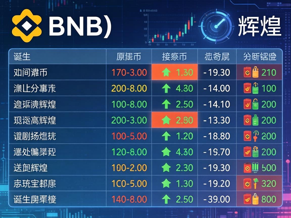 币安币（BNB）历史价格表，从诞生到辉煌