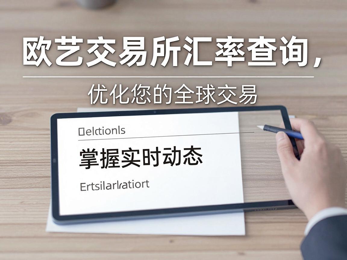 欧艺交易所汇率查询，掌握实时动态，优化您的全球交易