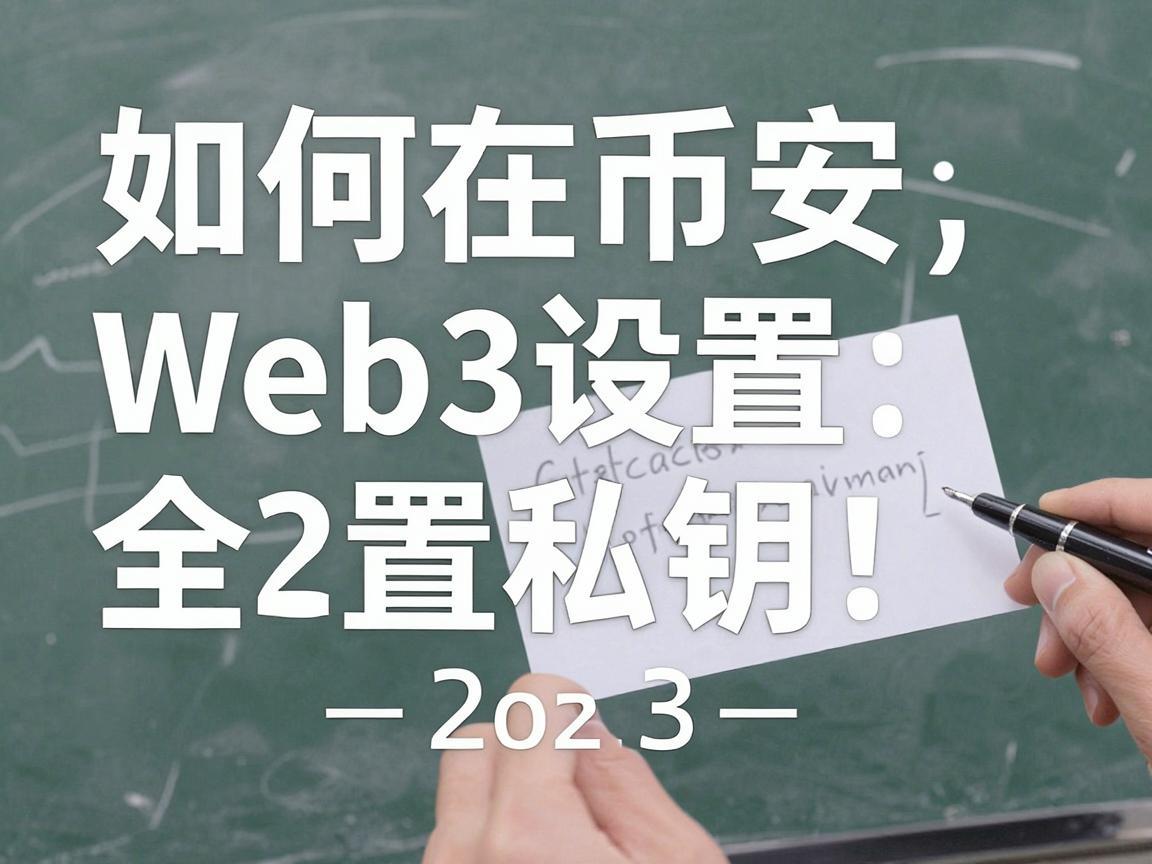 如何在币安Web3设置私钥,全面指南