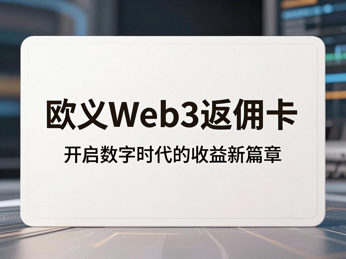欧义Web3返佣卡,开启数字时代的收益新篇章
