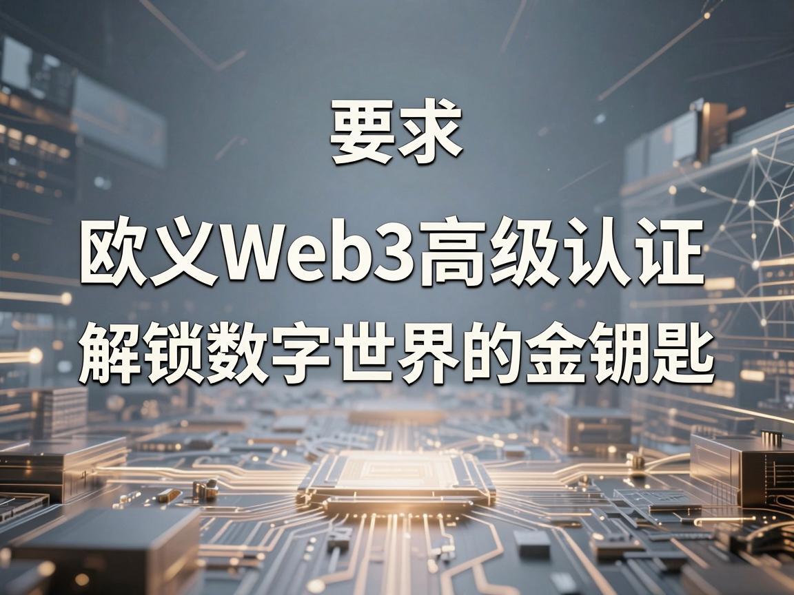 欧义Web3高级认证,解锁数字世界的金钥匙