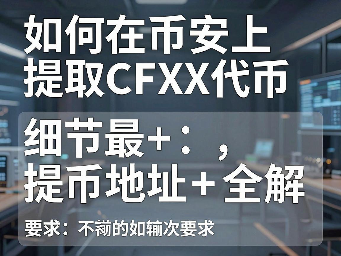 如何在币安上提取CFX代币，提币地址全解析