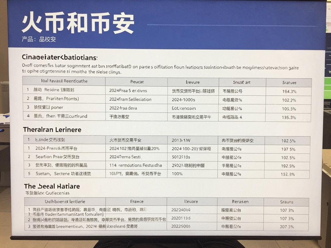 火币和币安，数字货币交易平台的比较分析
