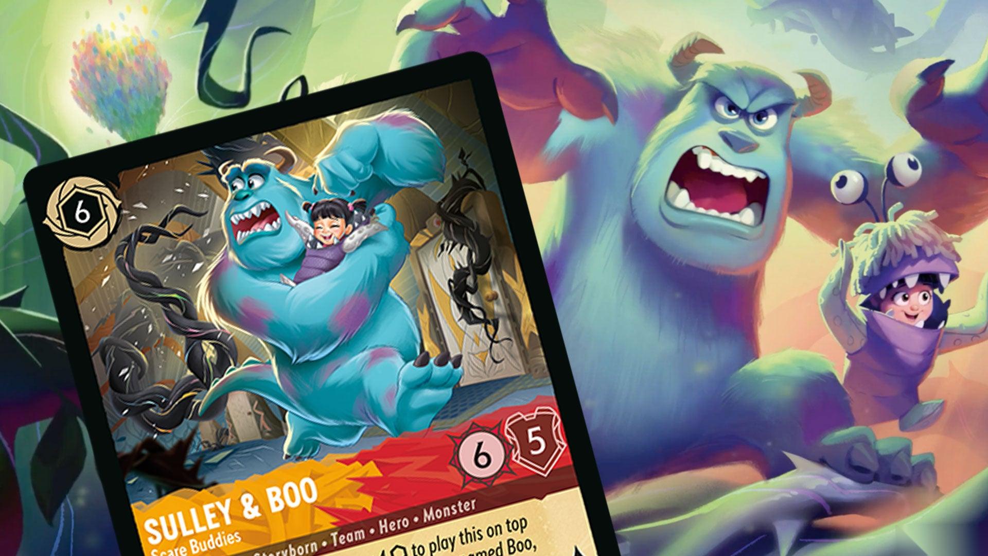独家 Lorcana Attack of the Vine! TCG 展示经典迪士尼角色搭档
