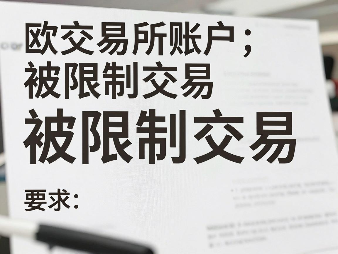 欧交易所账户被限制交易