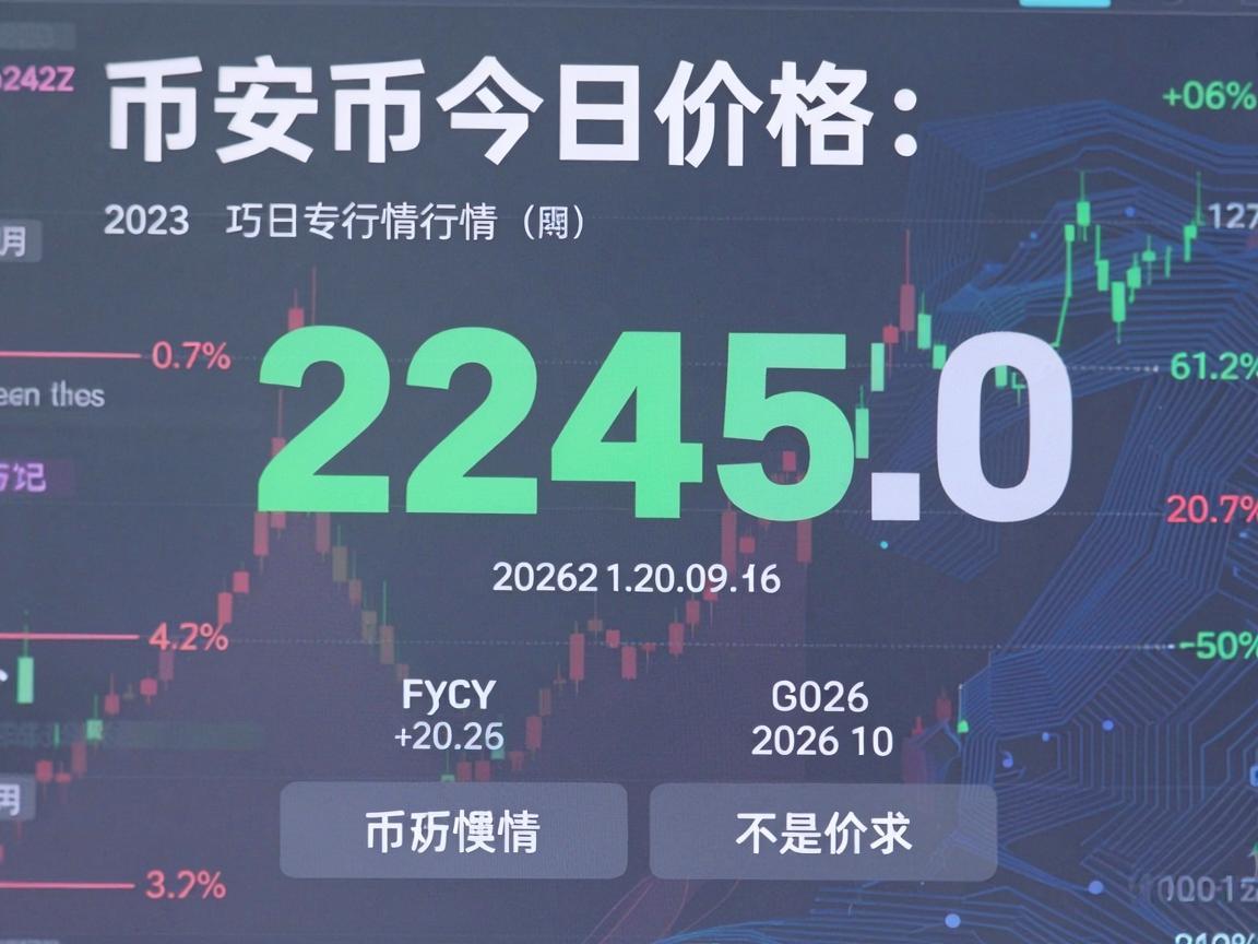 币安币行情今日价格
