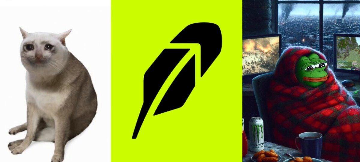 Cashcat与Tendies点燃Robinhood迷因币热潮