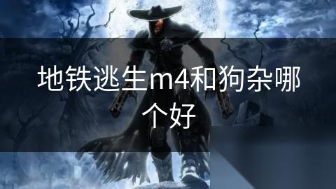 地铁逃生m4和狗杂哪个好
