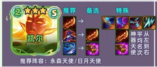 云顶之弈s18凯尔装备推荐
